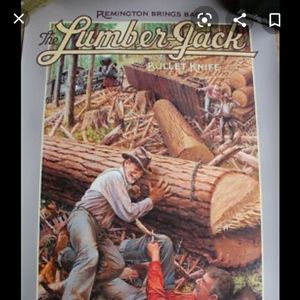 1997 Remington bullet knife poster